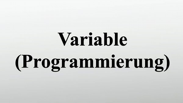 Variable (Programmierung)