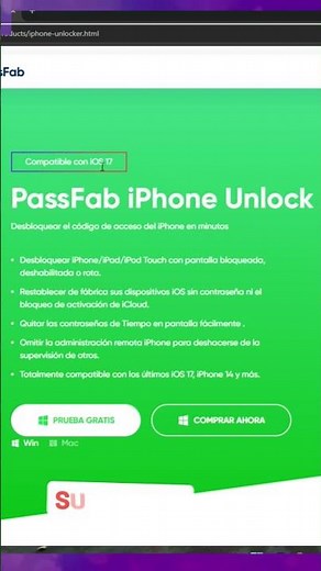 #Short Programa para desbloquear iPad con PassFab iPhone Unlock