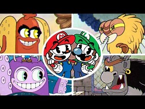 Cuphead Switch - All Run 'n Gun Levels (2 Player)