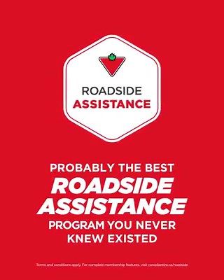 Worry-free driving starts with a worry-free roadside plan. Check out ours today. | Canadian Tire