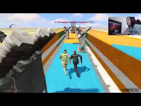 NikaTMG და დათუნა(ძმა) - Runners VS Cars | GTA 5 Online ქარათულად