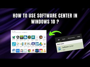 How to use Software Center in Windows 10 (step by step )