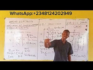 Complex Numbers : Ac Circuit Application || Series Ac Circuit.(3)