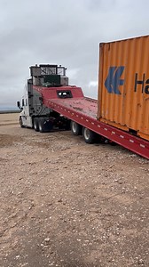 Shipping Container Being unloaded