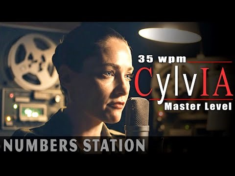 Numbers Station CylvIA: Five-Letter Strings (35 wpm Morse Code Copy Practice)