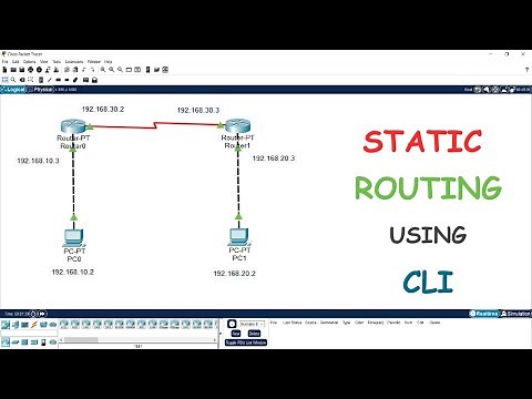 Configure IP static routing | Static Routing using cli