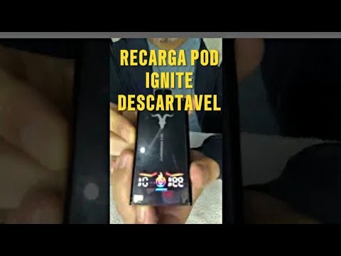 HOW TO REFILL AN IGNITE DISPOSABLE ELECTRONIC CIGARETTE 🤗IGINITE DISPOSABLE POD ..