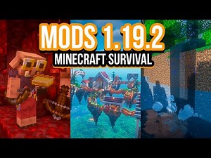 TOP 14 MODS para MINECRAFT SURVIVAL 1.19.2