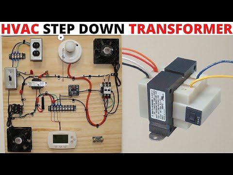 HVAC Training Board: How To Troubleshoot A Transformer (How To Check A HVAC Step Down Transformer)