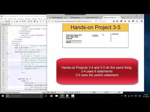 JavaScript Chapter 3 Hands on Exercise 3-5 debrief