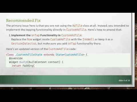 How to Fix Card Widget Pressing Issues in Flutter's ListView