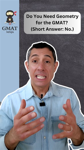 GMAT Ninja on Instagram: "Think you need to study geometry for the GMAT? Good news: you don’t. The GMAT may look like it’s testing geometry sometimes, but any “geometry-ish” question is really just algebra or unit conversion in disguise. Here’s the rule: ➡️ No formal geometry knowledge is required. No triangles. No circles. No formulas to memorize. Occasionally, you’ll see: • Algebra that could be visualized as coordinate geometry • Unit conversions that involve squared units …but nothing that a
