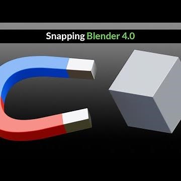 Snapping Base Point in Blender 4.0 | Blender Secrets
