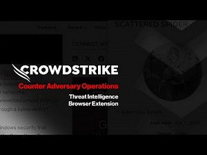 CrowdStrike Threat Intelligence Browser Extension