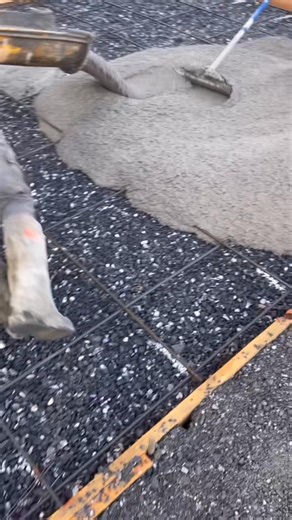 41K views · 123 reactions | All the steps to pouring a concrete apron #construction-000 #build #howto | Garage-2 | Facebook