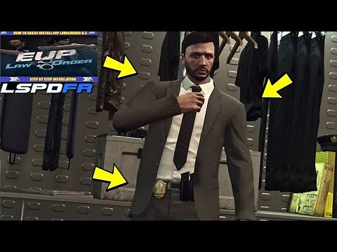 How To Install EUP Law&Order 9.3 & EUP Menu (Emergency Uniforms Pack) GTA 5 #LSPDFR Mods