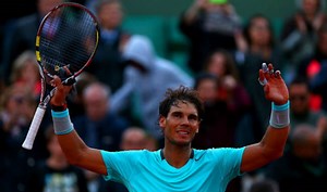 Rafael Nadal overpowers David Ferrer to reach his ninth French Open semi-finals