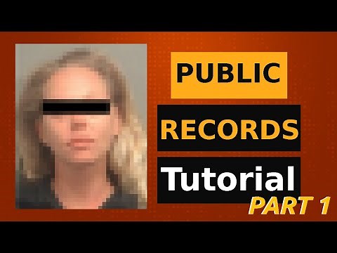 Private Investigator Tutorial Part 1: How to do a free criminal public records background check.