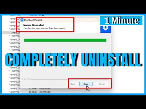 How to uninstall Dropbox on your computer/Laptop (Completely)