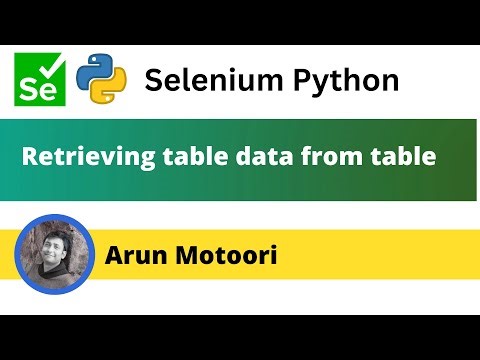 Retrieving table data from table using Selenium Python (Selenium Python)