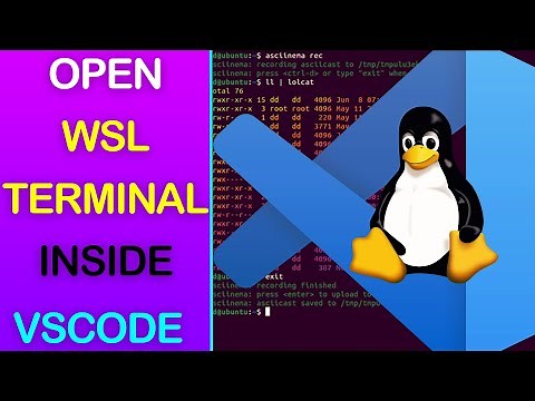 How to Open WSL2 Terminal and Folder in VScode
