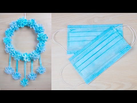 Best Out Of Waste SURGICAL MASK | Easy CARDBOARD Craft Idea | Recycled Material Craft