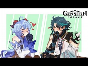 Sharing Qingxin Flowers [Genshin Impact] | Comic Dub