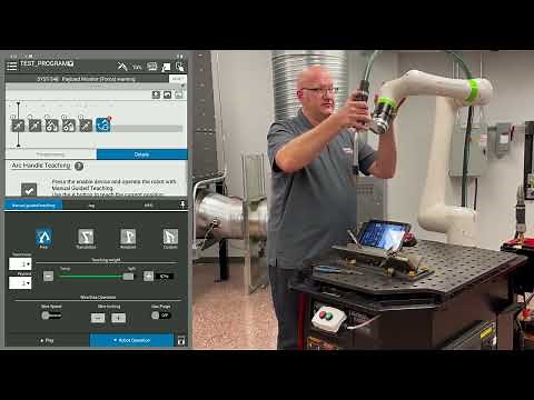 Programming a Straight Weld - Lincoln Electric Cobot Training Video