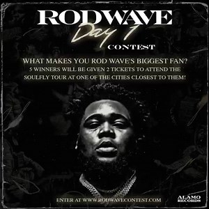 54K views · 2K reactions | Giving away SoulFly Tour tickets, sign up here: https://rodwavecontest.com/ | Rod Wave | Facebook