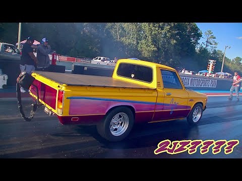 A 4.3 V6 CHEVY ENGINE, A TURBO AND A VERY FAST LUV TRUCK!