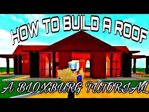 How to Build Roof in Bloxburg | Roblox | Roof Placement | Tutorial |Rusty