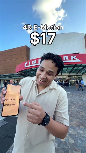 Experiencia de Cine 4D E-Motion en Cinemark El Salvador