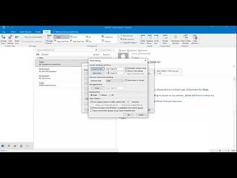 Outlook Reading Pane Fonts Size