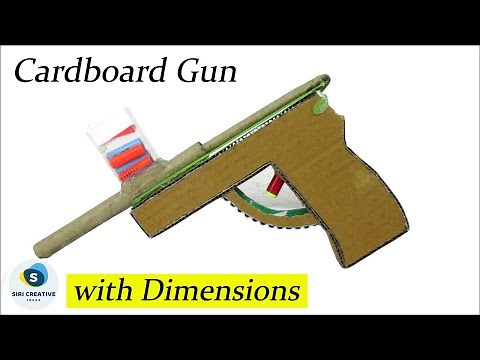 DIY Cardboard Gun with Measurements | How to make Cardboard Gun Easily at Home for Kids