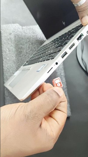 💢 Inserting SIM card in HP Elitebook 840 G5 || #shorts #shortvideo #youtubeshorts