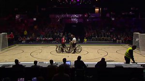 2019 ⏮ Flashback to the cycle-ball final for gold between Austria 🇦🇹 and Germany 🇩🇪 at the 2019 UCI Indoor Cycling World Championships! | UCI