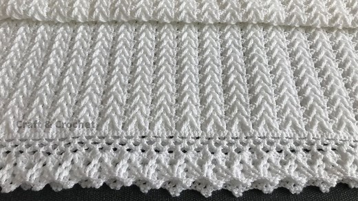 Easy Two Row Repeat Crochet Baby Blanket (Video Tutorial) - Free Crochet Patterns for Blankets, Toys & More