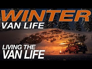 Winter Camping in a Volkswagen Van | Sub-Zero Temperatures | Living The Van Life