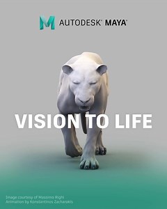 112K views · 108 reactions | Watch how animator Konstantinos Zacharakis takes this lion from rig to animation in Maya. | Autodesk Maya | Facebook