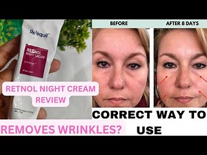 Reequil Retinol Cream Removes WRINKLES? | My *Honest* Review| RETiNOL NIGHT CREAM