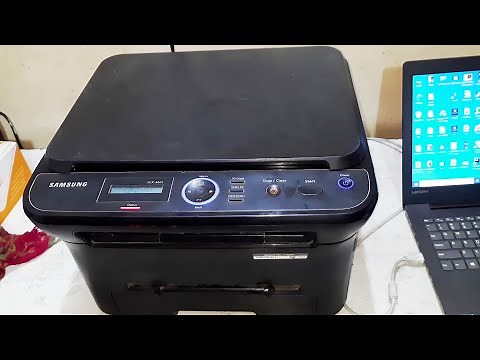 How to Download & Install Samsung SCX-4601 Driver it And Scanning Documents Easy Way
