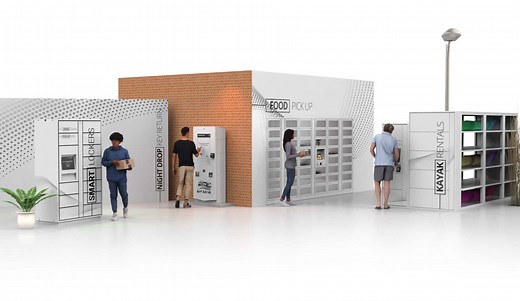 Automated Smart Locker System | Interactive Kiosks & Digital Signage | Meridian Kiosks