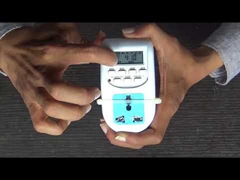 PROGRAMMABLE DIGITAL PLUG-IN TIMER SOCKET.