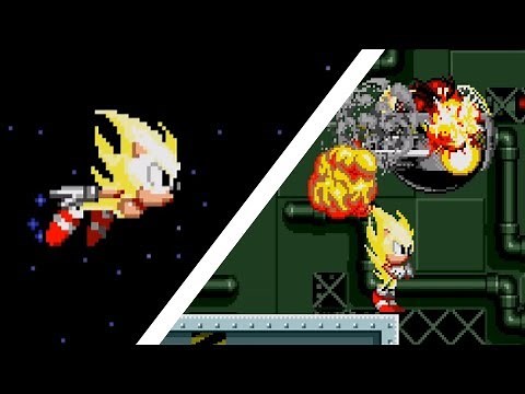 Super Sonic in Sonic 1 | Sonic Hacks ❄ Walkthrough