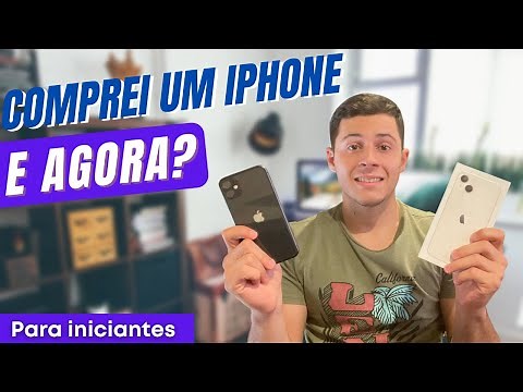 Tudo que você precisa saber para CONFIGURAR e USAR seu primeiro iPhone!
