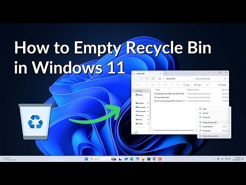 How to Empty Recycle Bin in Windows 11