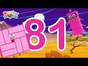 Numberblocks 81 learn to count with 8 Magic Run Savanna New Season | Numberblocks Magic Adventure