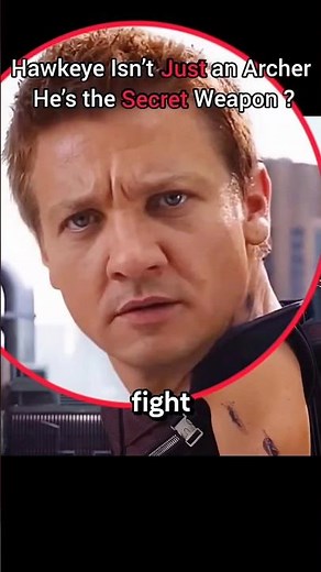 Hawkeye has a superpower ? #shorts #marvel