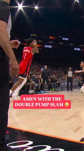 Amen Thompson is an INSANE athlete. 🤯 | NBA on NBC and Peacock