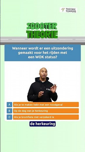 Bromfiets theorie WOK status uitgelegd